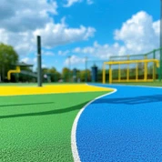 Prefabrikovaný sportovní povrch speciálně navržený pro trénink fitness